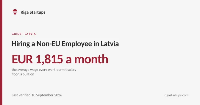 Cover for Hiring a Non-EU Employee in Latvia